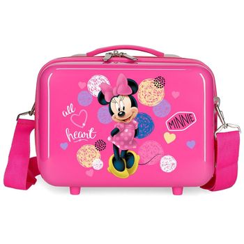 Neceser Abs Love Minnie Adaptable Fucsia