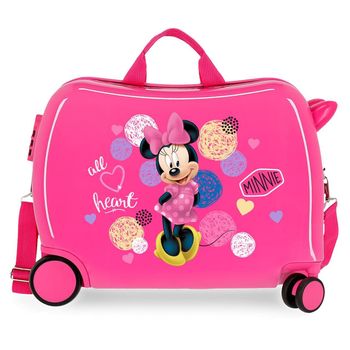 Maleta Infantil 2 Ruedas Multidireccionales Love Minnie