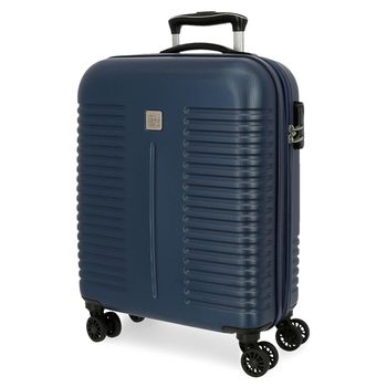 Maleta De Cabina Roll Road India Rígida 55cm Azul Marino