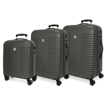 Maleta De Viaje Mediana Polipropileno Trolley 60cm 4 Ruedas Candado Tsa  760260 Gris Oscuro con Ofertas en Carrefour