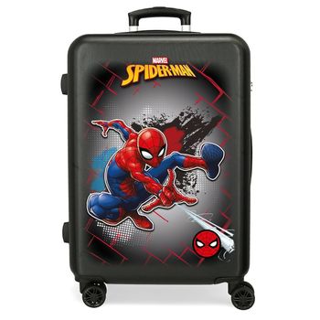 Maleta Mediana Spiderman Red Rígida 68cm