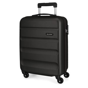 Maleta De Cabina Rígida 55cm Roll Road Flex Negro