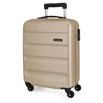 Maleta De Cabina Rígida 55cm Roll Road Flex Champagne