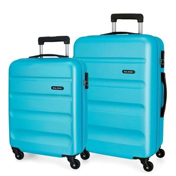 Maleta Para Cabina Equipaje De Mano Viajar En Avión Rigida Viaje 4 Ruedas  360º Giratorias Verde Agua Oferta (52x32x20cm) con Ofertas en Carrefour