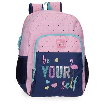 Mochila Escolar 44cm Adaptable Roll Road Be Yourself