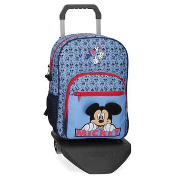 Mochila Mickey Moods 38cm Con Carro