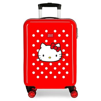 Maleta De Cabina Castle Of Hello Kitty Rígida 55cm Rojo