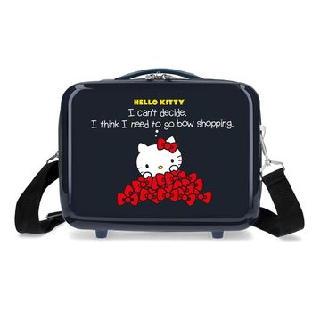 Neceser Abs Bow Of Hello Kitty Adaptable A Trolley Marino