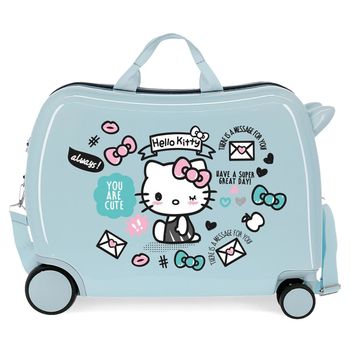 Maleta Infantil Hello Kitty You Are Cute Con 2 Ruedas Multidireccionales