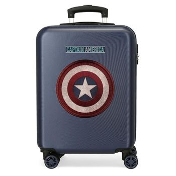 Maleta De Cabina Captain America Rígida 55cm