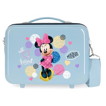 Neceser Abs Love Minnie Adaptable Azul