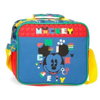 Neceser Mickey Shape Shifter Adaptable A Trolley Con Bandolera De 23 Cm