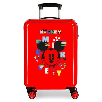 Maleta De Cabina Rígida Mickey Shape Shifter Azul De 55 Cm