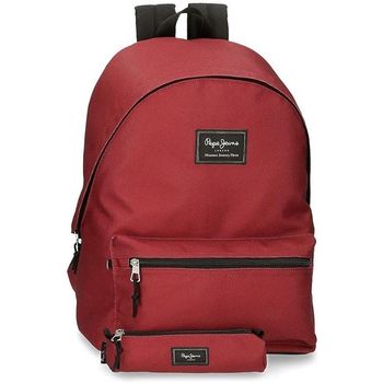 Mochila Aris Evergreen Rojo 44cm Pepe Jeans