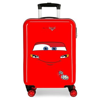 Maleta De Cabina Rígida Cars Lmq Rojo De 55 Cm