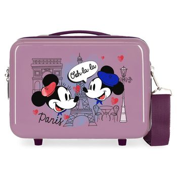 Neceser Abs Let´s Travel Mickey & Minnie Paris Adaptable Nude