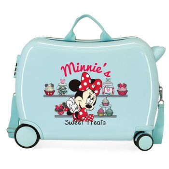 Maleta Infantil Minnie´s Sweet Treats That´s Easy 2 Ruedas Multidireccionales Turquesa