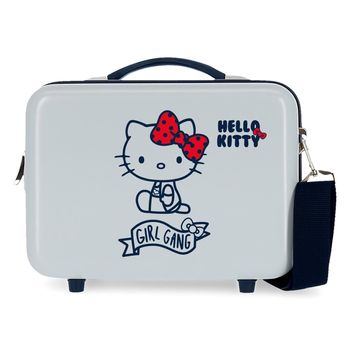 Neceser Abs Girl Gang Hello Kitty Adaptable A Trolley Azul Claro