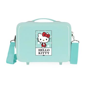Neceser Abs Bow Of Hello Kitty Adaptable A Trolley Turquesa