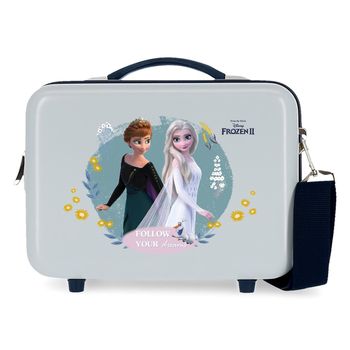  Disney Neceser de hombro adaptable para niña, azul, Azul,  Neceser adaptable con bolsa de hombro : Belleza y Cuidado Personal