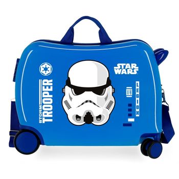 Maleta Infantil 2 Ruedas Multidireccionales Star Wars Storm Azul