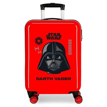 Maleta De Cabina Star Wars Darth Vader Rígida Rojo 55cm