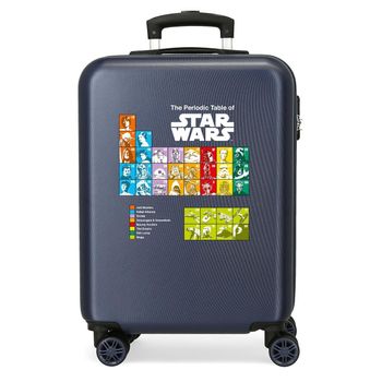 Maleta De Cabina Star Wars Badges The Periodic Table Rígida Marino 55cm