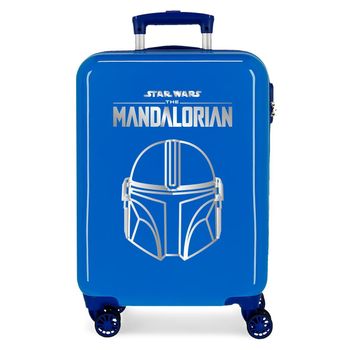 Maleta De Cabina Star Wars Legend Silver Rígida 55cm Azul