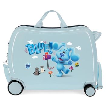 Maleta Infantil Blue´s Clues And You Happy Blue 2 Ruedas Multidireccionales