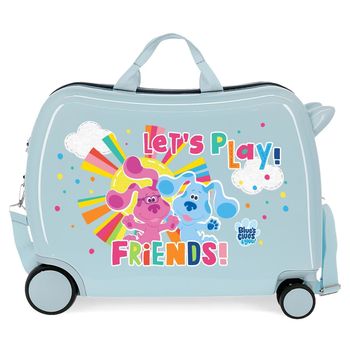 Maleta Infantil Blue´s Clues & You - Sunshine And Rainbows 2 Ruedas Multidireccionales