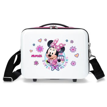 Neceser Abs Minnie Super Helpers Adaptable Blanco