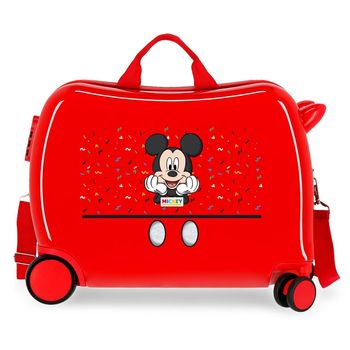 Maleta Infantil Mickey It´s A Mickey Thing 2 Ruedas Multidireccionales Rojo