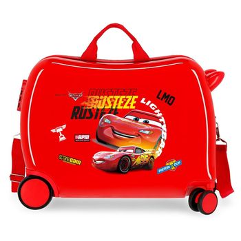 Maleta Infantil Cars Rusteze Lightyear 2 Ruedas Multidireccionales Rojo