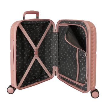 Mala De Cabine / Trolley 55cm 4 Rodas Pepe Jeans Highlight Rosa