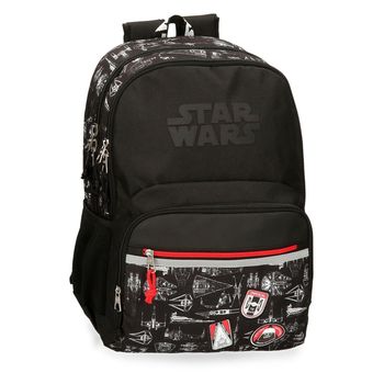 Mochila Escolar Star Wars Space Mission Doble Compartimento