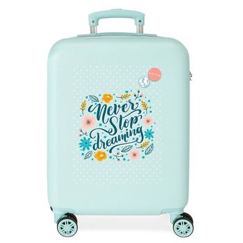 Maleta De Cabina Movom Never Stop Dreaming Rígida 55cm Turquesa