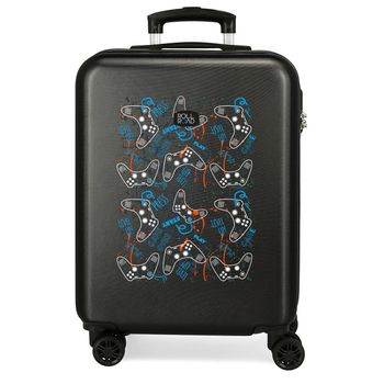 Maleta De Cabina Roll Road Gamers Rígida 55cm Negro