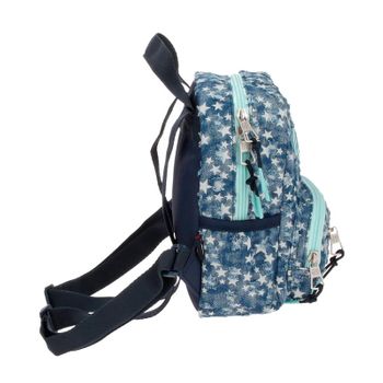 Mochila Pequena 23cm Pepe Jeans Denim Star Azul