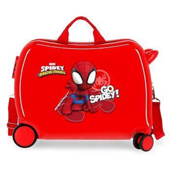 Maleta Infantil 2 Ruedas Multidireccionales Go Spidey