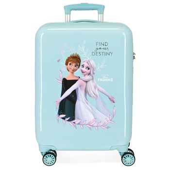 Maleta De Cabina Frozen Memories Rígisa 55 Cm Turquesa