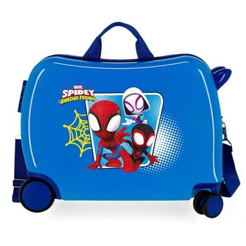 Maleta Infantil 2 Ruedas Multidireccionales Spidey Team Up