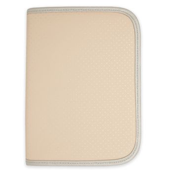 Duffi Baby Funda Portadocumentos De Bebe Recien Nacido Polipiel. Modelo Círculos. Color Beige