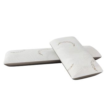 Almohada Viscoelástica Agatha con Doble Funda, Transpirable, Antiácaros,  Termoregulable, Firmeza Media. 105 cm