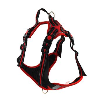 Arnés Perro 30cm Arnes Perro, Antitirones, Para Perro Pequeño Arnes Xs Rojo