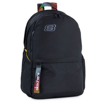 Mochila Escolar Adolescente Con Bolsillo Interior Ipad Tablet  S894 Negro