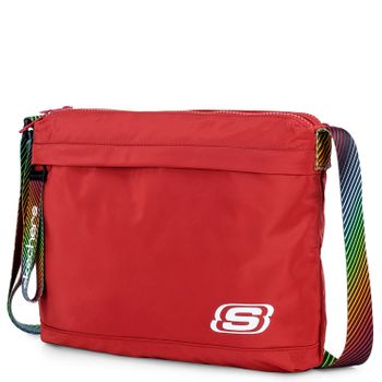 Bandolera Pequeña, Bolso Mensajero De Tela Nylon, Regalo Original, Unisex  S897 Rojo Cherr