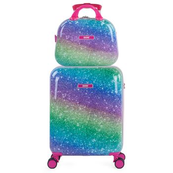 Juego Maleta Cabina Y Neceser 2 Pzs, Maleta Pequeña 20(55x40x20 Cm) 131450b  Azul con Ofertas en Carrefour