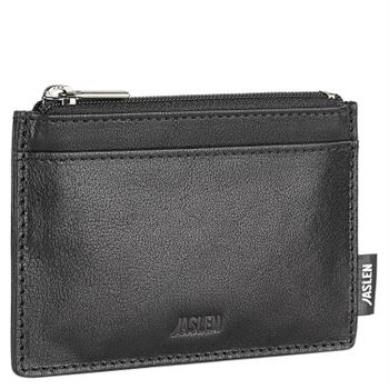 Cartera Para Hombre Piel Genuina Cuero Con Monedero Pequeño. Bloqueo Rfid Marca Jaslen - D