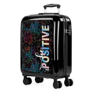 Pack 2 Maletas De Viaje Rígidas Cabina 4 Ruedas 55x40x20 Cm Trolley Abs  T71650p Azul/mosta con Ofertas en Carrefour