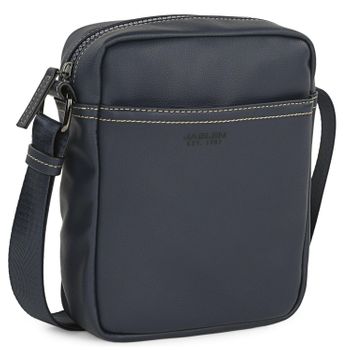 Bolso Bandolera Hombro Hombre Cuero Piel Vegana Con Cremallera Para Uso Casual Marca Jasle